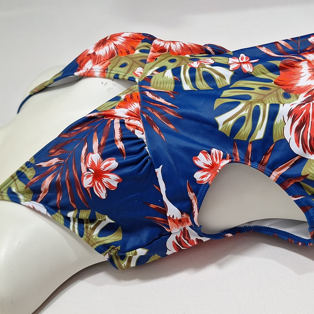 AgoKud Tropical Floral One-Piece Swimsuit - Picture 4 of 10